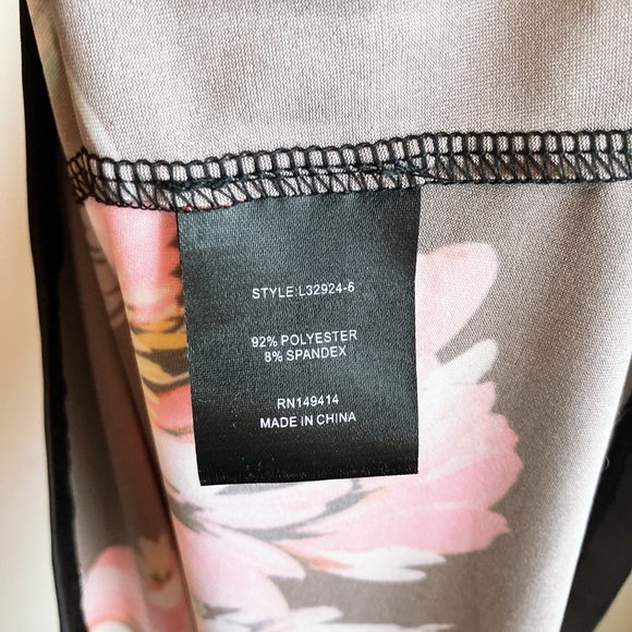 Johnny Was Jade black plaid shortsleeve midi A-line Dress Wedding Party Guest - Picture 13 of 16